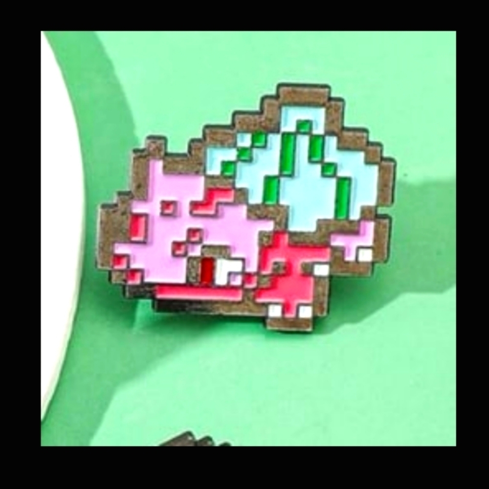Pixel Art Enamel Pin Pokemon Bulbasaur